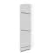 Ekena Millwork Rustic 4 Board Joined Board-n-Batten Faux Wood Shutters w/Elliptical Arch Top, 21 1/2W x 62H, PR FBJ06E21X062RUF - alternate 2